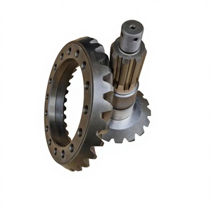 Piñones y Engranajes de Corona Personalizados de Venta Caliente de Fábrica, Eje Central 17 o 29, Piezas de Repuesto para Camiones 2502101 o 102 para Howo HowoA7 - Product Image 1