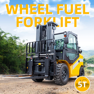 Мощные мини-вилочные погрузчики с внутренним сгорающим двигателем для бездорожья, 3 тонны, 3,5 тонны, 5 тонн, дизельные, для работы на пересеченной местности - Product Image 3