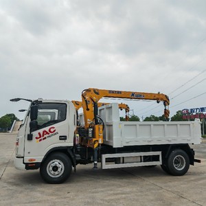 Camion de fret JA RHD avec grue droite à flèche de 3 sections KSQS68-3 de 3,2 tonnes - Product Image 5