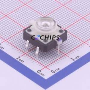 K6-1212A02 Tactile Switch Through hole Component (THT)-6P,12x12mm Switch 2.5N Through Hole 12mm 12mm - Product Image 1