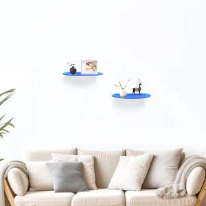 Support mural flottant en acrylique, <span class=keywords><strong>rangement</strong></span> et présentoir <span class=keywords><strong>de</strong></span> 12 pouces, ensemble <span class=keywords><strong>de</strong></span> 2 pièces-idéal pour les livres, les albums photo et les figurines d'<span class=keywords><strong>action</strong></span> - Product Image 5