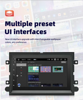 Ford Focus Kuga 2006-2011 Lecteur multimédia de voiture 7 "Android 12 GPS Navigation Radio CarPlay Portable DSP Amplificateur OBD2 RGB