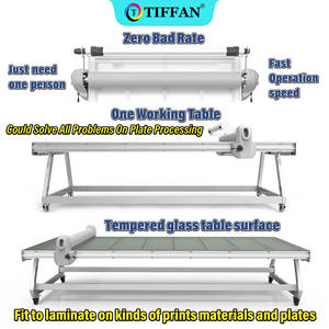 TIFFAN Hecho en China Mesa inteligente de vinilo 1500mm 1700mm Máquina laminadora de formato <span class=keywords><strong>ancho</strong></span> Laminadora plana con bomba de aire silenciosa - Product Image 2