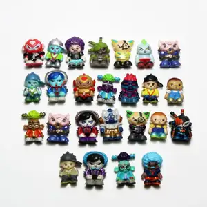 Zqx188 yiwu figuras personalizadas, brinquedos, pvc, luminoso, mini papelão, boneca, brinquedo para cápsula vazia