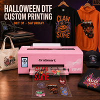 Mesin Transfer Erasmart A3 DTF Printer 1390 Layar Sentuh 35cm Roll dan Lembar Film PET Hisap Sirkulasi Tinta Putih untuk Kaos