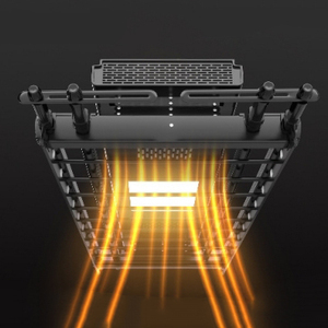 Tendedero de ropa inteligente Diseño de material Premium Secado de aire de elevación automática Tendedero de ahorro de espacio - Product Image 2