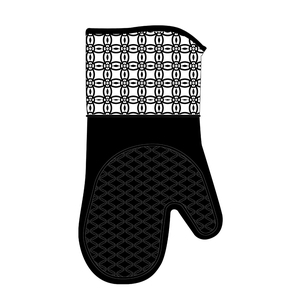 Meita Home Bon marché Prêt à Expédier Article SANS quantité minimale de commande Gant de Four en Silicone noir résistant à la chaleur à usage limité dans la cuisine - Product Image 2