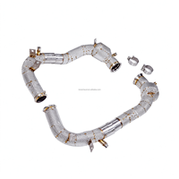 Tuyau d'échappement avant (Downpipe) pour Mercedes AMG GT63 Pro 4MATIC+ Coupé 2025 M177 4.0T en acier inoxydable 304 avec bouclier thermique – Performance optimisée
