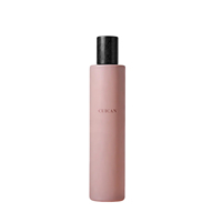 Nouveauté - Flacon de parfum rond en verre rose personnalisé, flacon de parfum vide de luxe en verre avec boîte d'emballage personnalisée