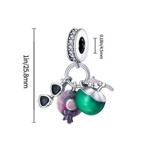 Perles et pendentifs créatifs en argent 925 en forme de fruits, accessoires DIY pour enfants, les plus vendus