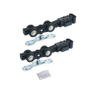 Kit Ferramenta per Porta Scorrevole JOB 50KG, Qualità Commerciale, Scorrimento Fluido e Silenzioso, Facile Installazione - Product Image 3