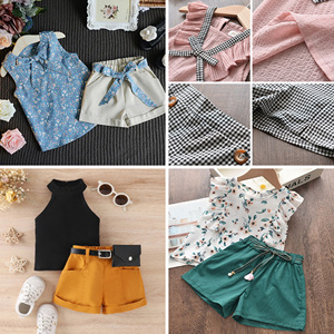 Conjunto de Camiseta y Pantalones Cortos de Verano Impermeables de Algodón Suave para Niños y Bebés, Estilo Casual de <span class=keywords><strong>Moda</strong></span> con Estampado de Dibujos Animados, 2 Piezas - Product Image 2