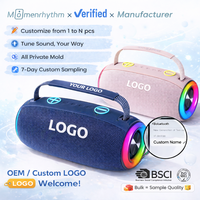 Haut-parleur sans fil portable de haute qualité avec logo personnalisé, basses puissantes, étanche, longue autonomie, idéal pour l'extérieur