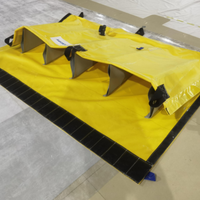 Tissu de protection contre les inondations en PVC, durable, enduit, tricoté, imperméable, anti-UV, pour la protection d'urgence des portes et des garages
