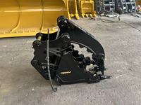 Penjepit Hidrolik RSBM Heavy Duty 5.5 Ton untuk Excavator Mini, Penjepit Bucket dengan Gigi untuk Yanmar VIO57