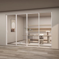 Fenêtres et portes en aluminium à double vitrage avec revêtement en poudre pour projets résidentiels intérieurs et extérieurs, villas et maisons