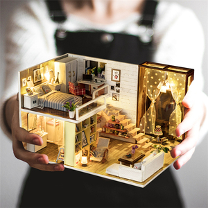 Venta caliente juguetes educativos Diy juego <span class=keywords><strong>de</strong></span> rol habitación <span class=keywords><strong>de</strong></span> la ciudad juguetes <span class=keywords><strong>para</strong></span> <span class=keywords><strong>niños</strong></span> casa <span class=keywords><strong>de</strong></span> muñecas sin pegamento - Product Image 6