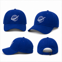 Gorra de 6 Paneles Estructurada de Sarga Espiga de Lujo Personalizada OEM Directa de Fábrica, Ajustable para Ferias Comerciales con Servicio de Logotipo OEM