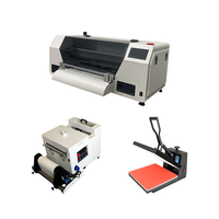 Printer DTF Digital A3 Direct Film 60cm 2-head Baru untuk Kaos dengan Head Epson F1080 XP600, Pencetak Logo Transfer Kain