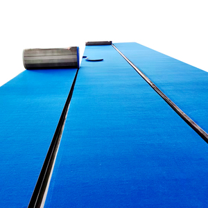 Tapis d'exercice en matériau XPE de 4 mm d'épaisseur pour Wushu, lutte, <span class=keywords><strong>gymnastique</strong></span> rythmique et cheerleading, longueur de 1 à 20 m - Product Image 2