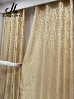Rideau occultant jacquard en polyester à tissage serré pour les acheteurs de projets et les distributeurs en gros