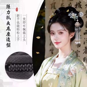 กิ๊บติดผมฟูเหยา วิกผมฮั่นฝูแบบออลอินวัน  วัสดุทนความร้อนสูง ขนาด 25 ซม. สไตล์ถังซ่ง สำหรับทำผมทรงอัพโด้ ใช้ได้ทุกวัน - Product Image 2