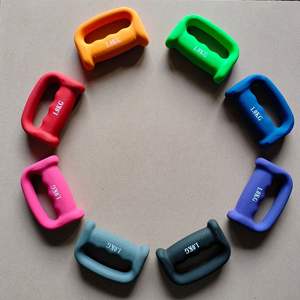 Juego de 2 mancuernas de cardio de neopreno en forma de mano Ejercicio Entrenamiento Boxeo Trotar Caminar Par de pesas libres - Product Image 3