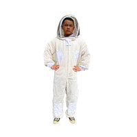 Costume d'abeille respirant avec capuche en voile, vêtement de protection globale de sécurité pour apiculteur 100%