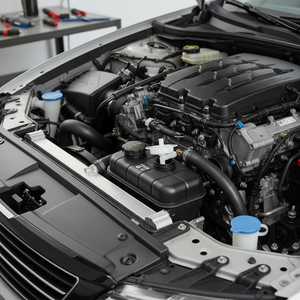 For for 2006-2015 <b>Radiator</b> <b>Cap</b> & Coolant Reservoir Cover - Product Image 3