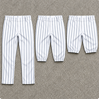 Celana Baseball Softball Pria Ukuran Besar Unisex, Pakaian Olahraga Poliester 100% dengan Cetak Sublimasi Kustom
