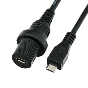 Cable Micro USB Macho a Hembra Extendido, Impermeable, 5V, Cable de Datos para Tablero de Instrumentos Automotriz y Marino, con Cable de Cobre - Product Image 4