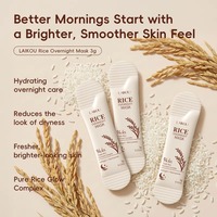 Masque de nuit au riz 3g hydratant, éclaircissant, à l'extrait de plantes, soin du visage
