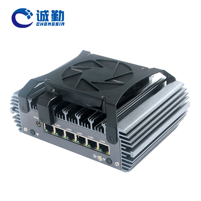 6 Lan Network Security Computer 12th Gen N100 N300 N305 11th I5 1*DDR5 POE X86 Linux Industrial Router PfSense Firewall Mini PC