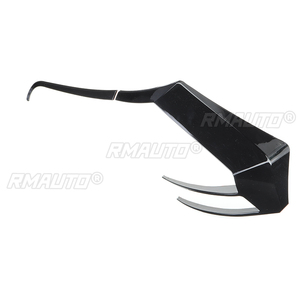 2 pièces pour VW Golf 7 MK7 GTI R GTD R400 2012-2015, séparateur de pare-chocs arrière, canard, garniture de phare antibrouillard, pièces extérieures automobiles - Product Image 4