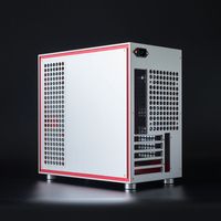 Boîtier personnalisé pour ordinateur fixe, mini pc, avec panneau avant transparent, compatible avec carte mère atx et alimentation SFX