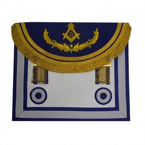 Delantal bordado a mano, doble borde - Product Image 1