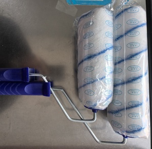 Mô Hình Tùy Chỉnh Sơn Con Lăn Chuyên Nghiệp 7 Inch Tường Màu Xanh Sọc Nhựa Xử Lý Con Lăn Bàn Chải - Product Image 6