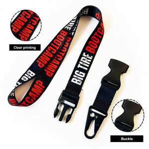 Personalized Custom Hunting Thermal Transfer Printing Printed Polyester Lanyards With Eagle Mouth <b>Buckle</b> - Product Image 4