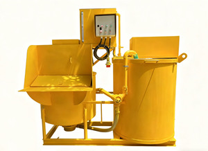 Mezcladora automática de mortero con sistema de transporte de lechada - Preparación de lechada para construcción de ingeniería - Product Image 2