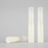 Nouveau Tube de Brillant à Lèvres Blanc de Luxe 4ml Vide en Plastique pour Emballage Cosmétique de Rouge à Lèvres Liquide