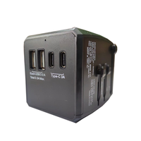 Appareils électriques universels pour les voyages 2USB + 2Type C 4 prises avec adaptateur de voyage universel