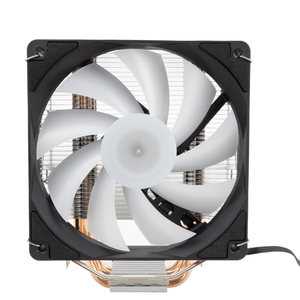 ZeroMaster T400, 4 Tubos de Calor, Bajo Ruido, ARGB, Rodamiento Fluido, Cobre y Aluminio, Ventilador de CPU de 120 mm, 58 CFM, Disipador de Calor para Juegos, 4 Pi - Product Image 1