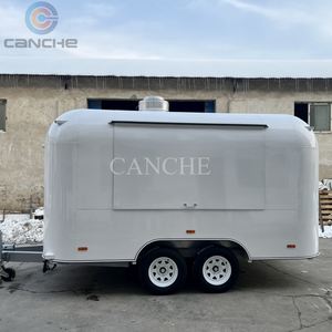 Carrito de Comida Multifuncional de Acero Inoxidable de Alta Calidad y Buen Precio, Remolque de Comida Callejera, Camión de Café Móvil, Carrito de Aperitivos - Product Image 4