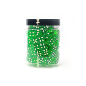 Tùy Chỉnh Nhãn 12Mm Đầy Màu Sắc Trong Suốt D6 <span class=keywords><strong>Dice</strong></span> Set 100 Pcs Acrylic Dices Với Nhựa Hộp Lưu Trữ Chai Cho Hội Đồng Quản Trị Trò Chơi - Product Image 1