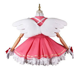 Disfraz de Sakura Kinomoto para chica, disfraz de Anime japonés, gato, mucama, Lolita - Product Image 6