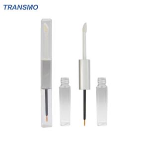 Vente en gros de tubes de gloss à lèvres à double extrémité de 7 ml * 2, contenants vides pour baume à lèvres, tube de gloss à lèvres avec pinceau personnalisé, MOQ 12000 - Product Image 1