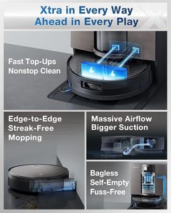 Original ECOVACS DEEBOT X11 OmniCyclone LDS Vacuum With 19500Pa Power Suction Robot Vacuum Cleaner Smart Mopping Sweeping - Product Image 4