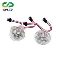 Luces LED RGB de Punto para Exteriores, 30mm, 12V/24V, IP67, 6 SMD5050, Direccionables, para Parques de Atracciones