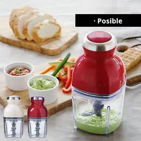 Hachoir à viande multifonctionnel de machine de jus de robot culinaire portatif d'acier inoxydable pour la tasse de jus populaire transfrontalière de BBQ