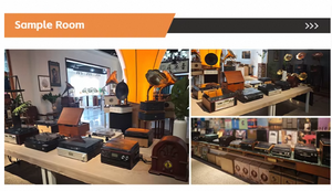 Lecteur de disques vinyles rétro 3 vitesses avec haut-parleurs stéréo intégrés, lecteur de CD, lecteur de cassettes, lecteur USB et lecteur de vinyles tout-en-un - Product Image 6